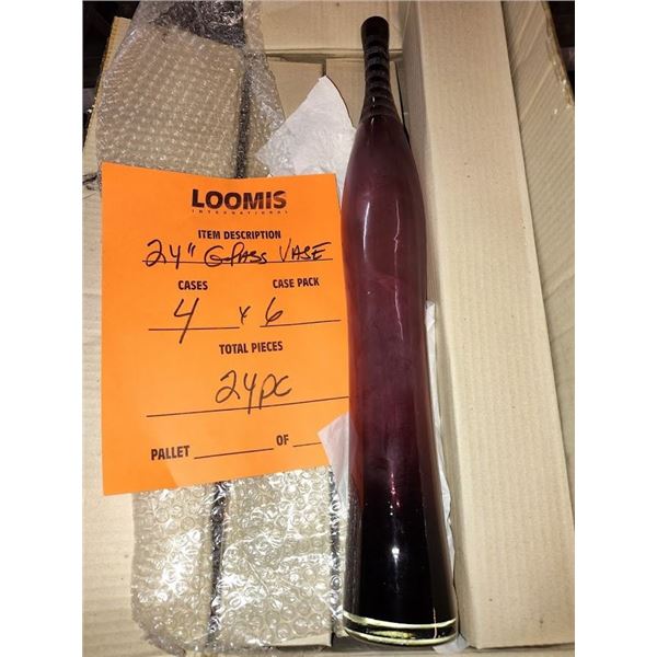 24" Blown Decor Bottles