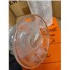 Image 3 : Hand Blown 10" Clear Applied Decorative Vase