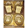 Image 1 : Gold Electro Plate Metal 3.5" x 5" Photo Frame