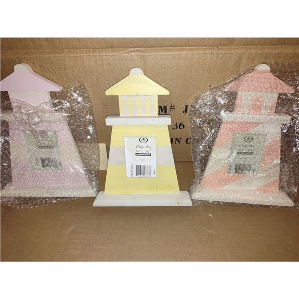 9" Wood Light House Frame