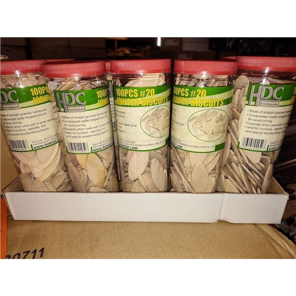 100 Piece Wood Biscuit Sets