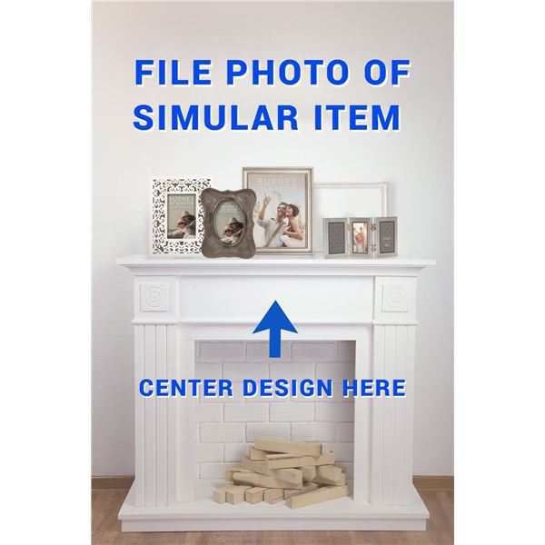 Wood Fireplace Mantel & Frame K.D. $699.00 MSR