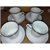 Image 1 : Fine High End Porcelain Cups w Real Gold Trim