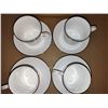Image 2 : Fine High End Porcelain Cups w Real Gold Trim