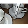Image 4 : Fine High End Porcelain Cups w Real Gold Trim