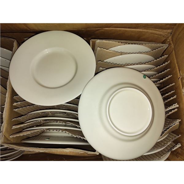 White 6" Ironstone Plates