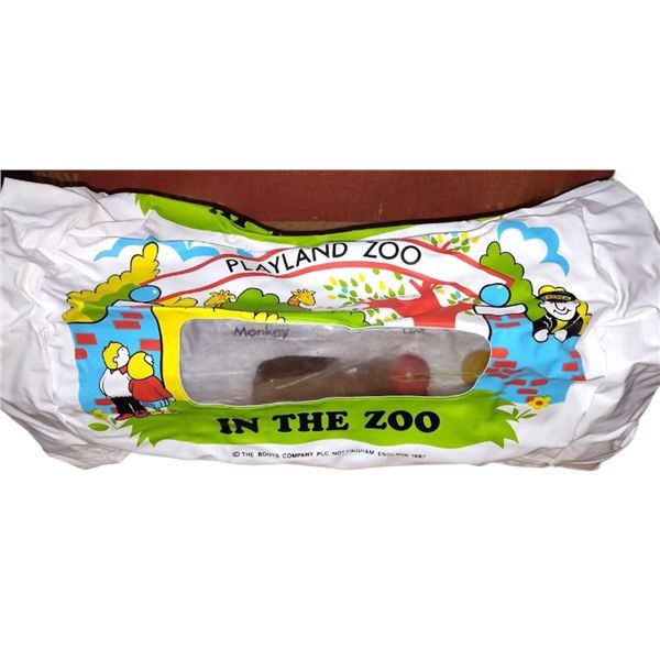 Inflatable Multi Printed Panel Log Toy w Balls