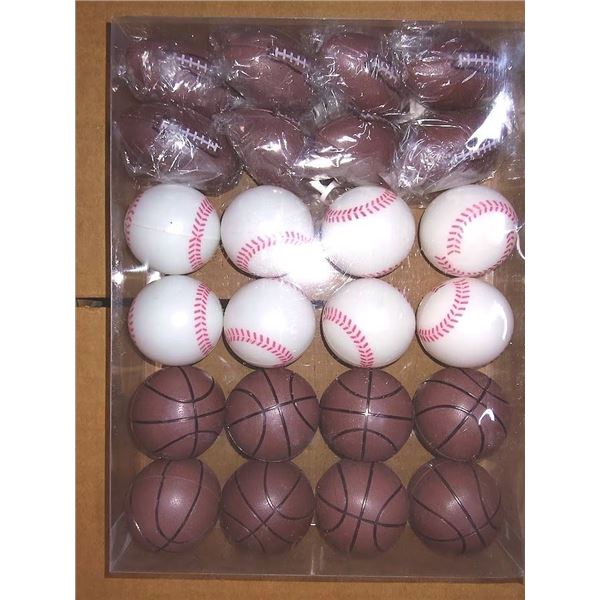 Sports Balls Pencil Sharpeners Set of 24 / One Pack