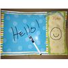 Image 4 : American Greeting Sassy Stripes Magnetic, Dry Erase Message Center