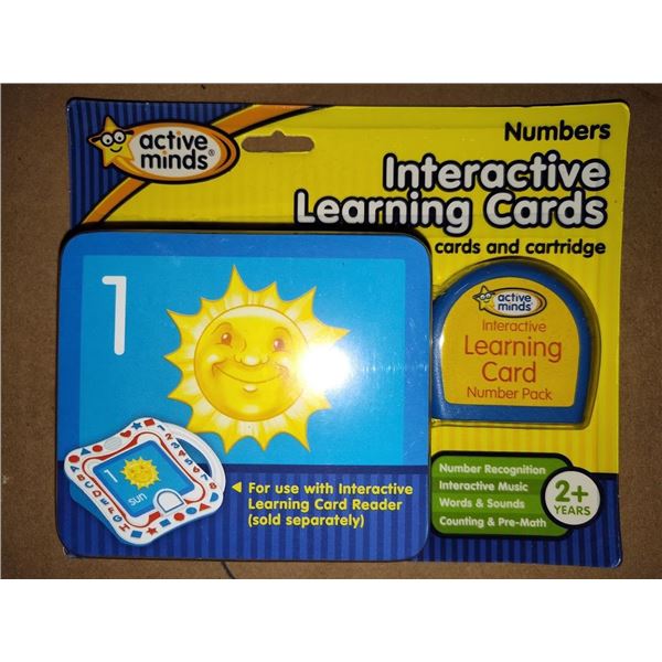 Active Minds Interactive Learning Numbers Card Set