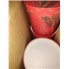 Image 5 : Large Holiday Round Storage & Gift Box With Lid