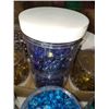 Image 3 : GLASS FLAT STONES AND GLASS MARBLES, USA MADE, ASSORTED SIZES AND COLORS (APPROX. 3lb's)