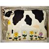 Image 1 : LARGE CERAMIC TRIVET WALL DECOR (HAND PAINTED)