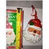 Image 2 : CERAMIC SANTA ORNAMENT (WITH RIBBON HANGER)