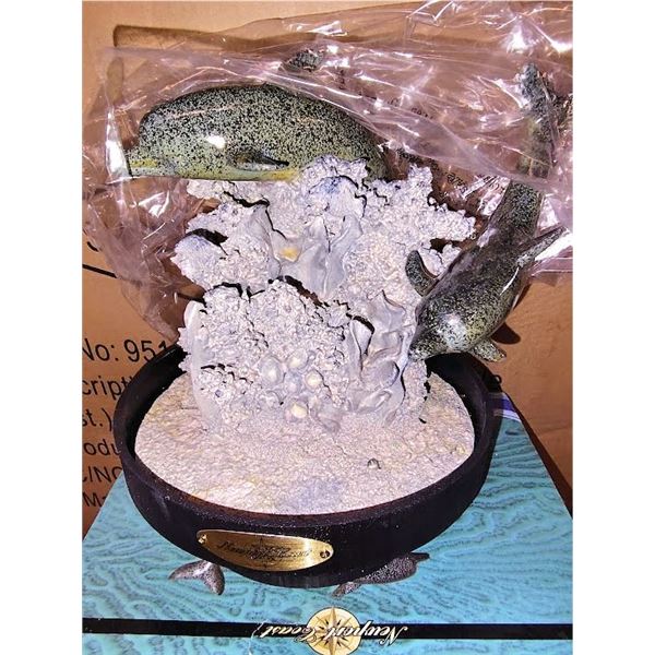 DOLPHIN WATER FOUNTAIN W/ LED LIGHTS HIGH QUALITY HOME DECOR