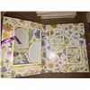 Image 4 : 9" INCH DIE CUT PRINTED PHOTO ALBUM W/ RIBBON TIE AND HARD COVER