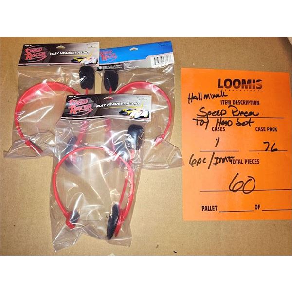 HALLMARK SPEED RACER TOY REALISTIC COMMUNICATION HEAD SET (ONE SIZE FITS ALL)