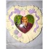 Image 3 : VICTORIAN HEART PHOTO FRAME 5" BY 5" W/ FELT BACK STAND, RESIN