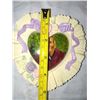 Image 5 : VICTORIAN HEART PHOTO FRAME 5" BY 5" W/ FELT BACK STAND, RESIN