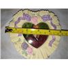 Image 6 : VICTORIAN HEART PHOTO FRAME 5" BY 5" W/ FELT BACK STAND, RESIN