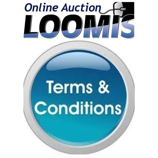 TERMS AND CONDITIONS OF AUCTION