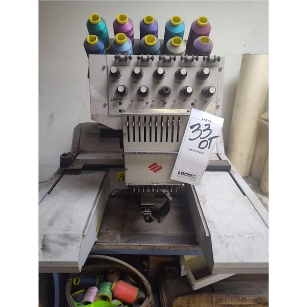 MELCO EMBROIDERY SYSTEM W/ THREAD