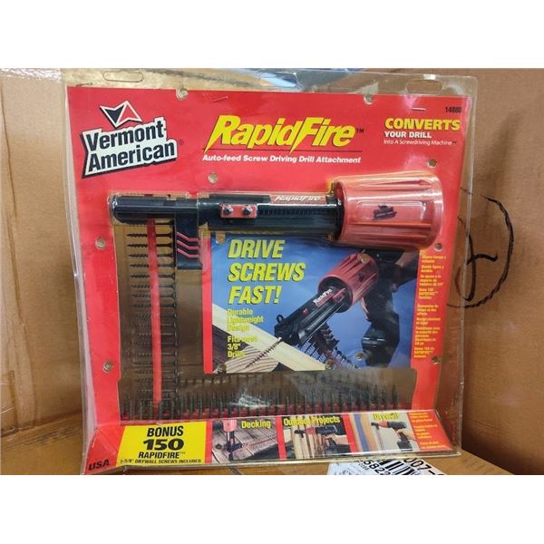 Vermont American Rapid Fire Auto-Feed Screw Driving Drill Attachment