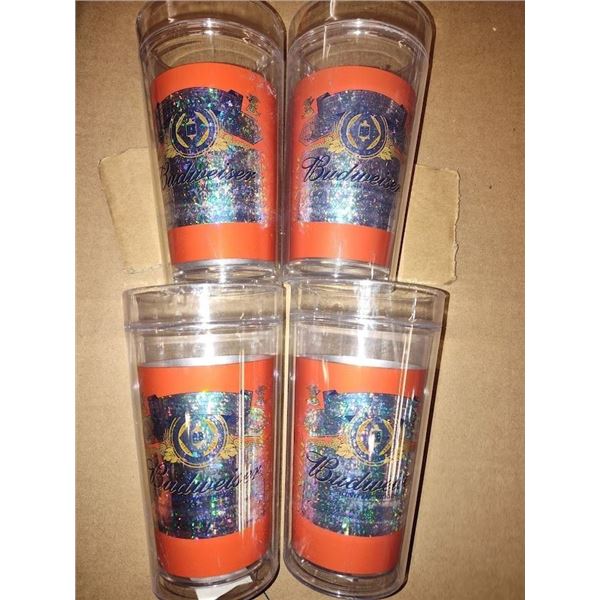 16 oz. Acrylic Budweiser license brand glasses