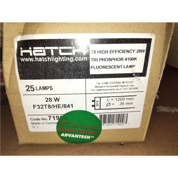HATCH T8 TUBE LIGHTS 28W ( SOLD BY THE CASE)