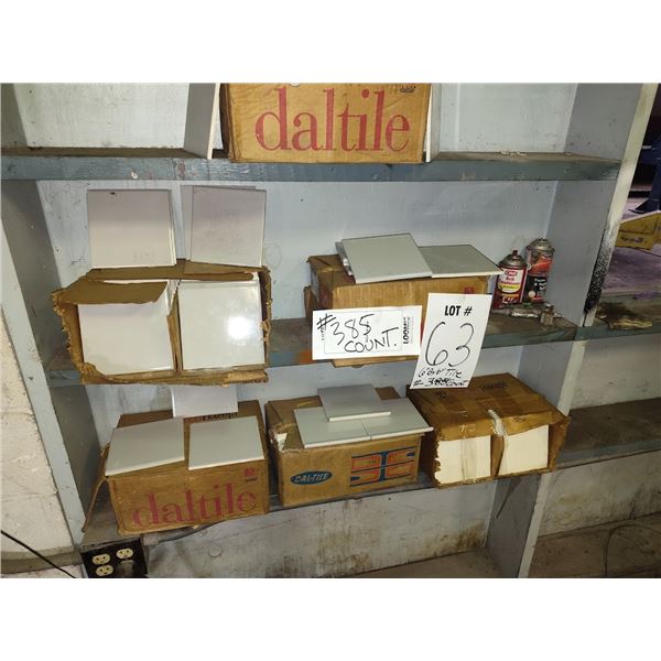 NEW 6" CERAMIC TILES APPROX. 385 PIECES