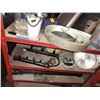 Image 4 : METAL SHELF WITH BUNDLE LOT OF PRODUCTS