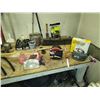 Image 4 : HUGE TABLE TOP OF ASSORTED TOOLS & INVENTORY