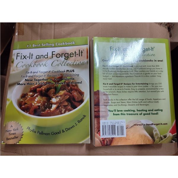 FIX-IT AND FORGET-IT COOKBOOK COLLECTION/$19.99 CURRENT RETAIL