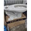 Image 1 : BRIGGS ABINGDON WHITE ELONGATED TOILET BOWL-RETAIL APPROX. $129.00