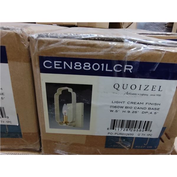 QUOIZEL WALL CANDLE LIGHT- RETAIL UP TO $49.00