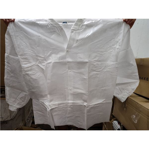 WHITE LAB/RESTAURANT COATS- CURRENT RETAIL $9.20/10 PK