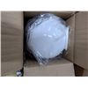 Image 1 : E LIGHTING GLASS GLOBE LIGHT FIXTURE- UP TO $29.99 RETAIL