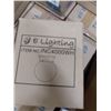 Image 4 : E LIGHTING GLASS GLOBE LIGHT FIXTURE- UP TO $29.99 RETAIL