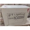 Image 5 : E LIGHTING GLASS GLOBE LIGHT FIXTURE- UP TO $29.99 RETAIL