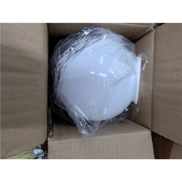 E LIGHTING GLASS GLOBE LIGHT FIXTURE- UP TO $29.99 RETAIL