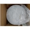Image 1 : EVERLIGHTING 8"-10" GLASS ALABASTER LIGHTING FIXTURE-RETAIL VALUE $39.00 EA.
