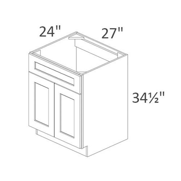 CAMBRIDGE CABINETRY WHITE SHAKER CABINET- CURRENT RETAIL $557.00 EA.