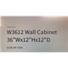 Image 3 : SHAKER STYLE WHITE WALL 2 DOOR CABINET- CURRENT RETAIL $156.00 EA.