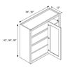 Image 1 : LIBERTY SHAKER STYLE CABINET-GREY- CURRENT RETAIL $546.55 EA