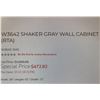 Image 2 : SHAKER GREY CABINET- CURRENT RETAIL $472.82