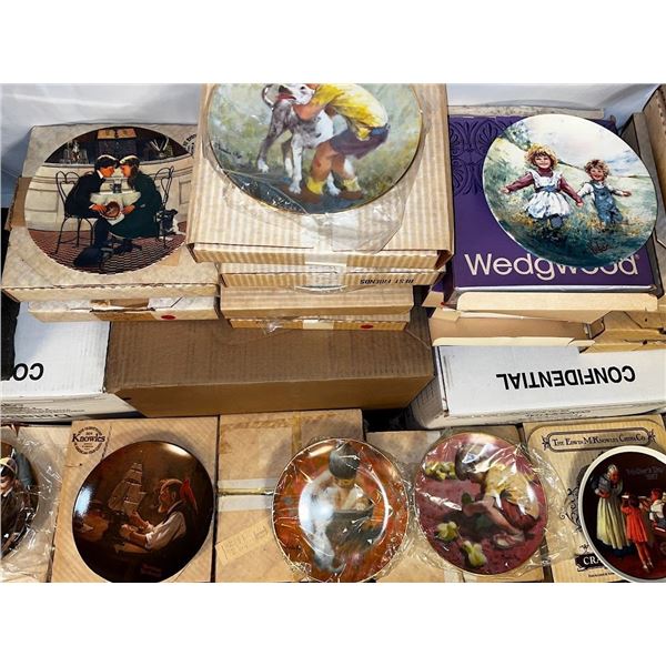 NEW COLLECTORS PLATES FROM OLD SHOWROOM-RETAIL UP TO $49.00 EA.