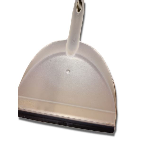 12" DUST PAN WITH RUBBER EDGE- APPROX. $159.68 LOT VALUE