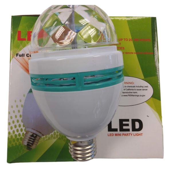 COUNTRYSIDE FULL COLOR ROTATING LAMP - LOT VALUE $25.88