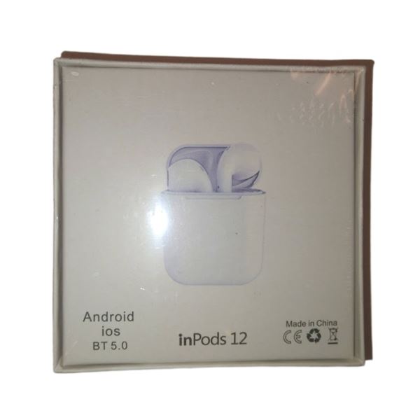 InPods 12 ANDROID IOS BT 5.0 - RETAIL $27.00