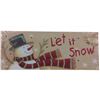 Image 1 : "LET IT SNOW" LIGHT UP HOLIDAY SIGN- RETAIL $19.99